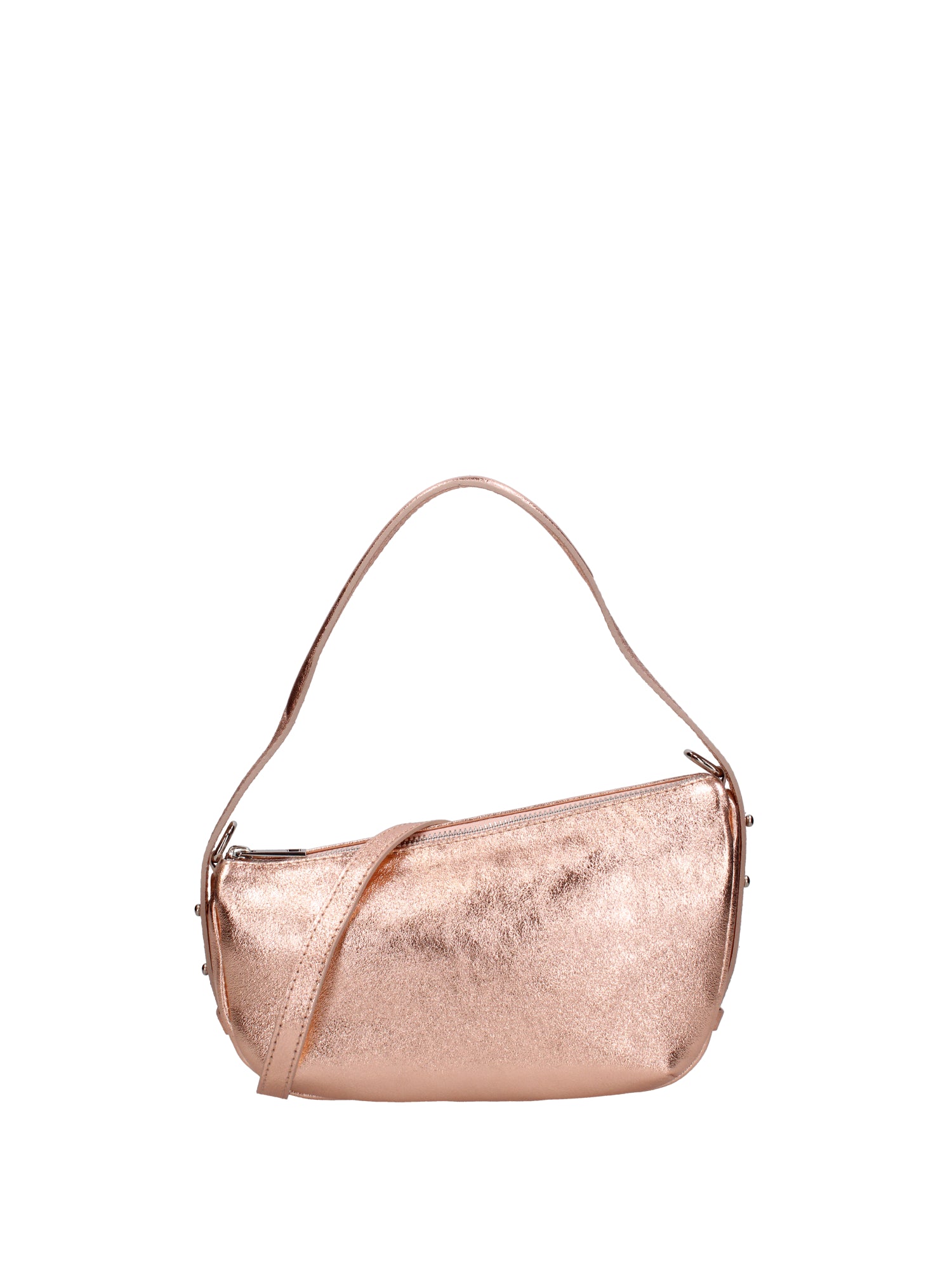Borsa a spalla da donna Vera pelle e metallo 07228-L012 ROSA Roberta Rossi