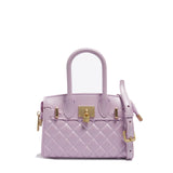 Borsa a mano da donna 100% PVC FLAT MINNY-FAIR ORCHID + OFF GOLD Marc Ellis