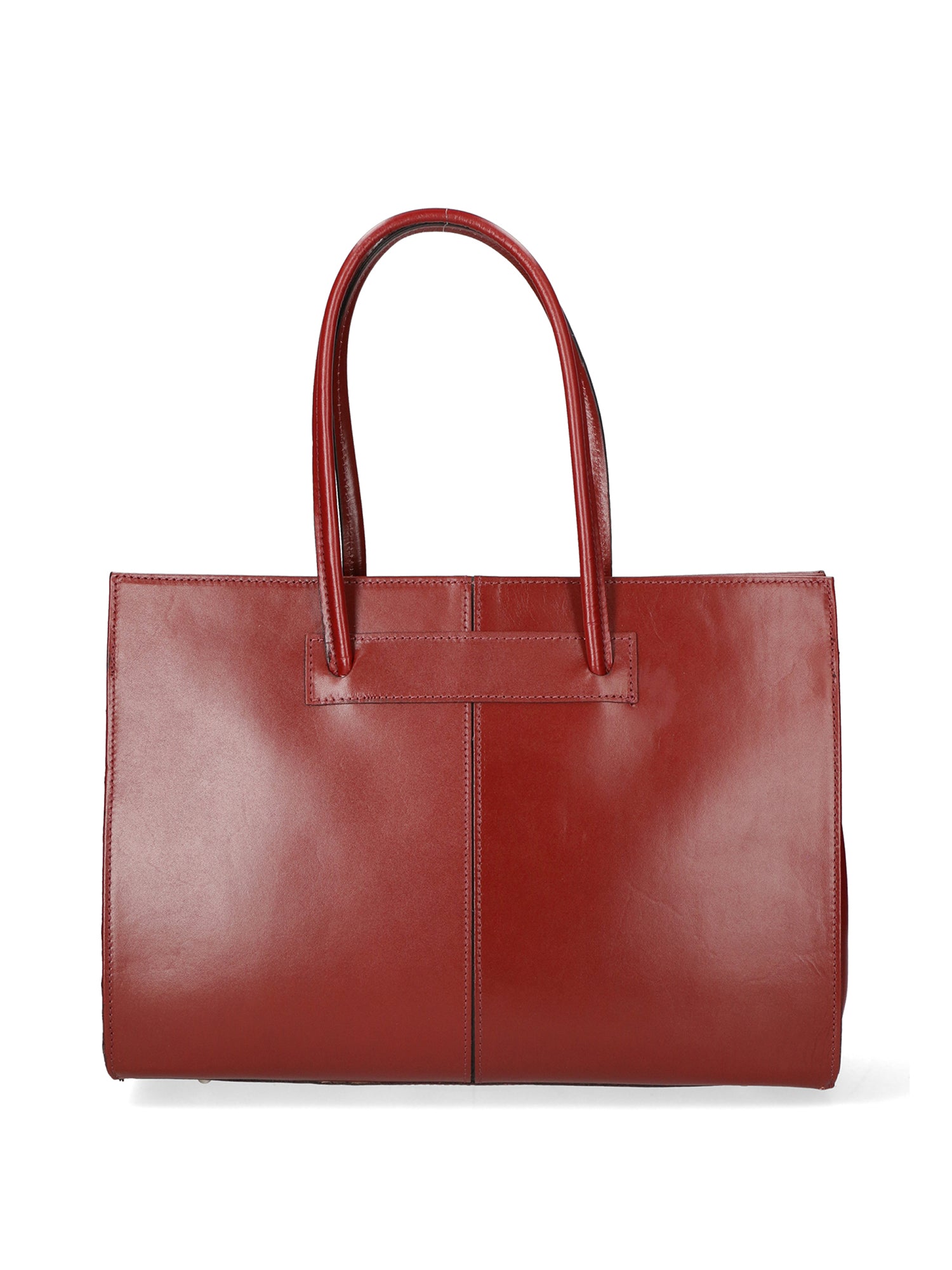 Eugenia Borsa a mano da donna 100% pelle 9008-ROSSO Gave Lux
