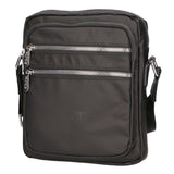 Borsa a tracolla uomo 100% pelle PU PCL3020-BLACK Northampton Polo Club