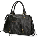 Elara Borsa a spalla da donna Vera pelle 06090-NERO Gave Lux
