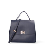 Borsa a mano da donna Ecopelle 635-1-NAVY BLUE Diana&co