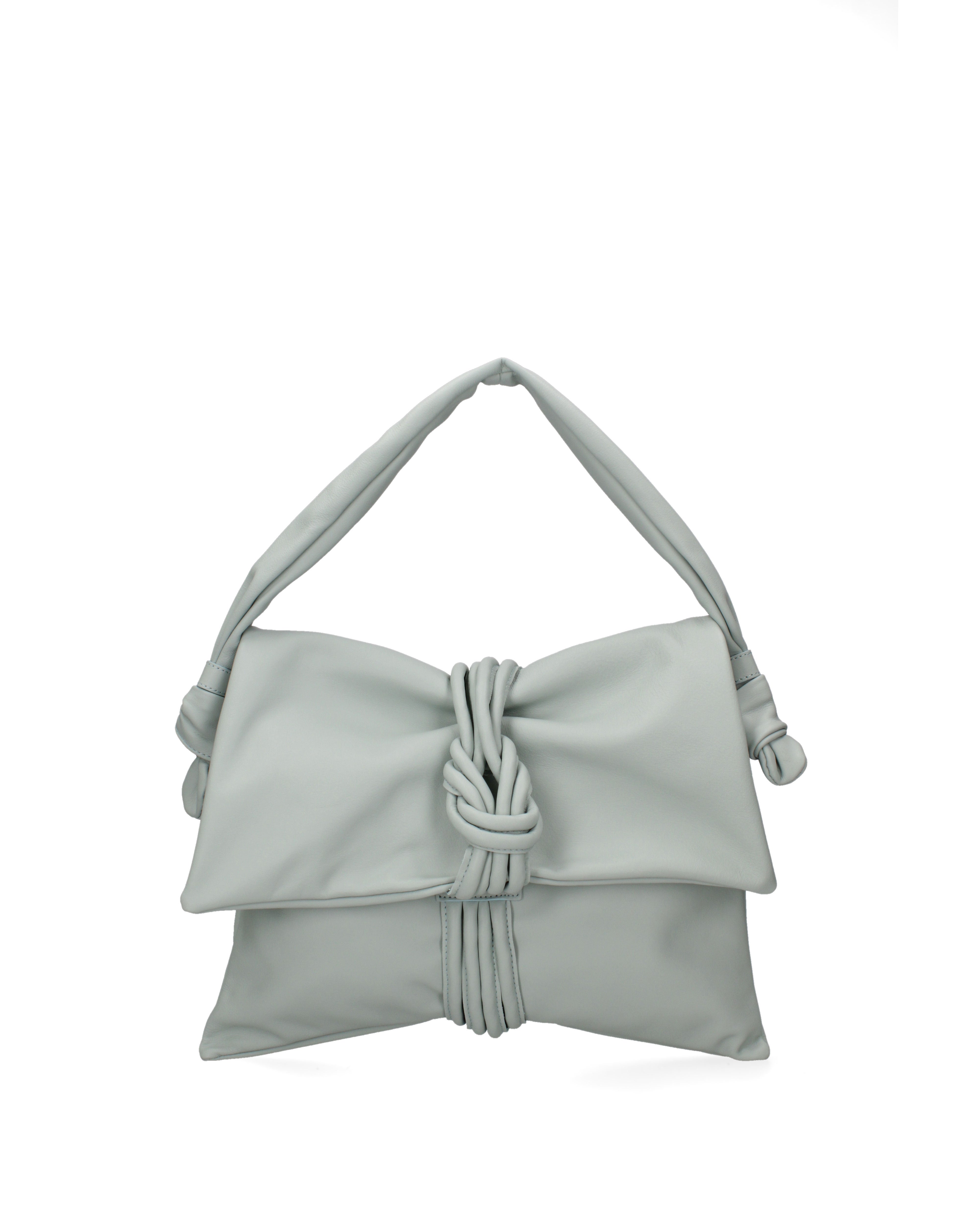 Borsa a spalla da donna Vera pelle 07172-S102 CIELO Viola Castellani