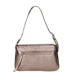 Borsa a spalla da donna Vera pelle 07234-L005 BRONZO Roberta Rossi