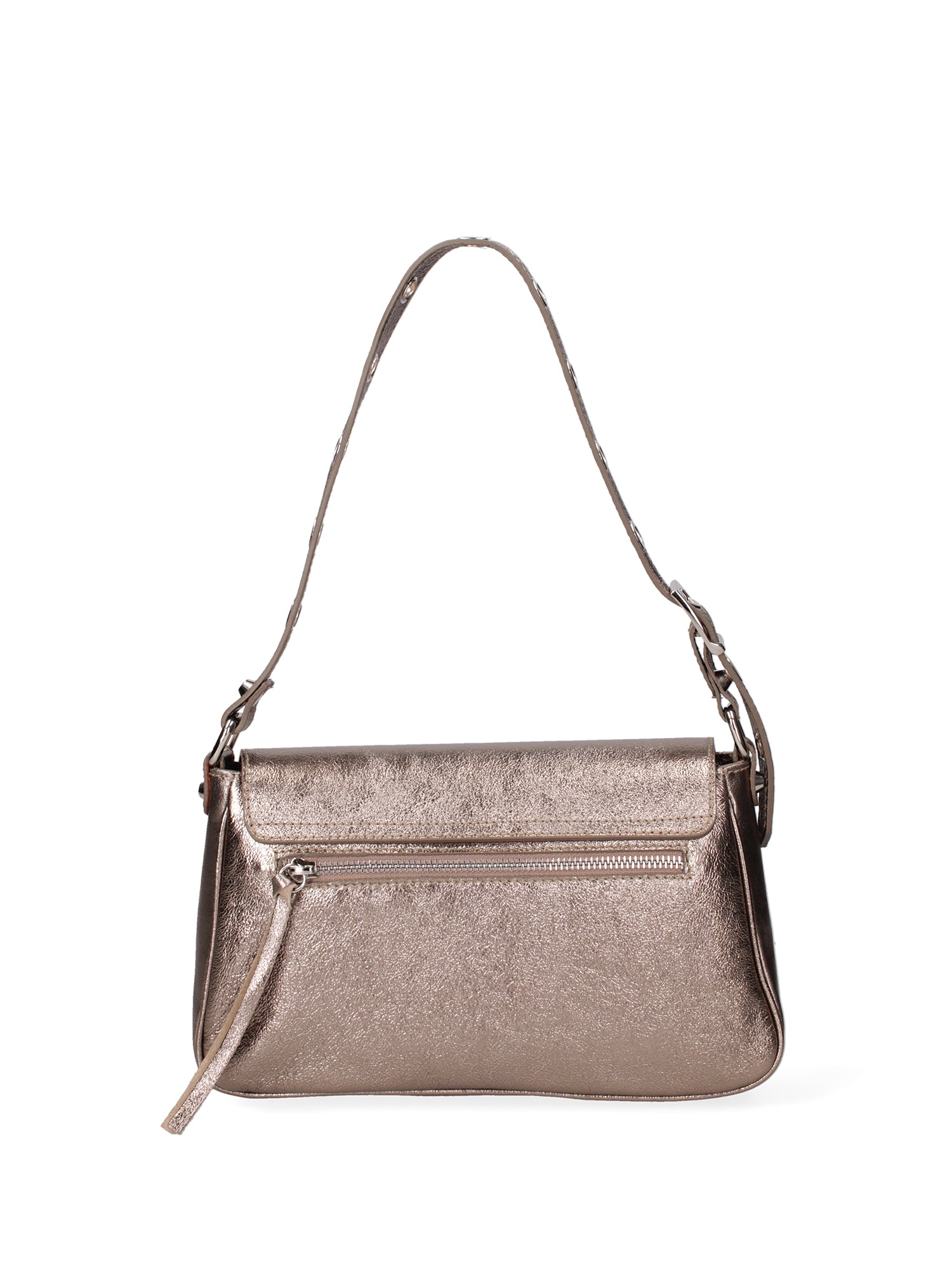 Borsa a spalla da donna Vera pelle 07234-L005 BRONZO Roberta Rossi
