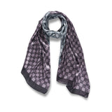 100% Poliestere Foulard da donna Erisma Lux Fashion BFR317-NERO Braccialini