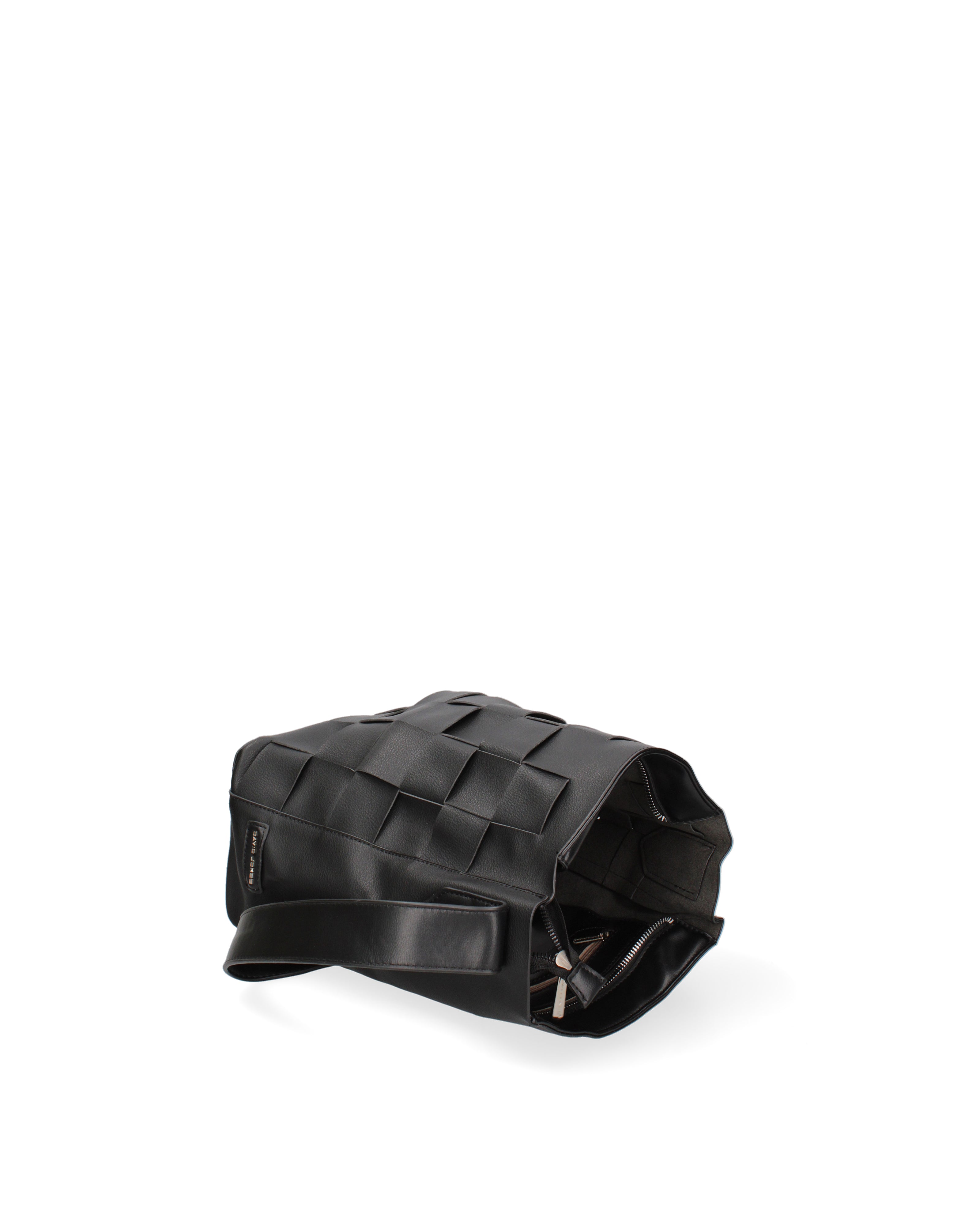 Borsa a spalla da donna 100% Pvc CM6408-BLACK David Jones
