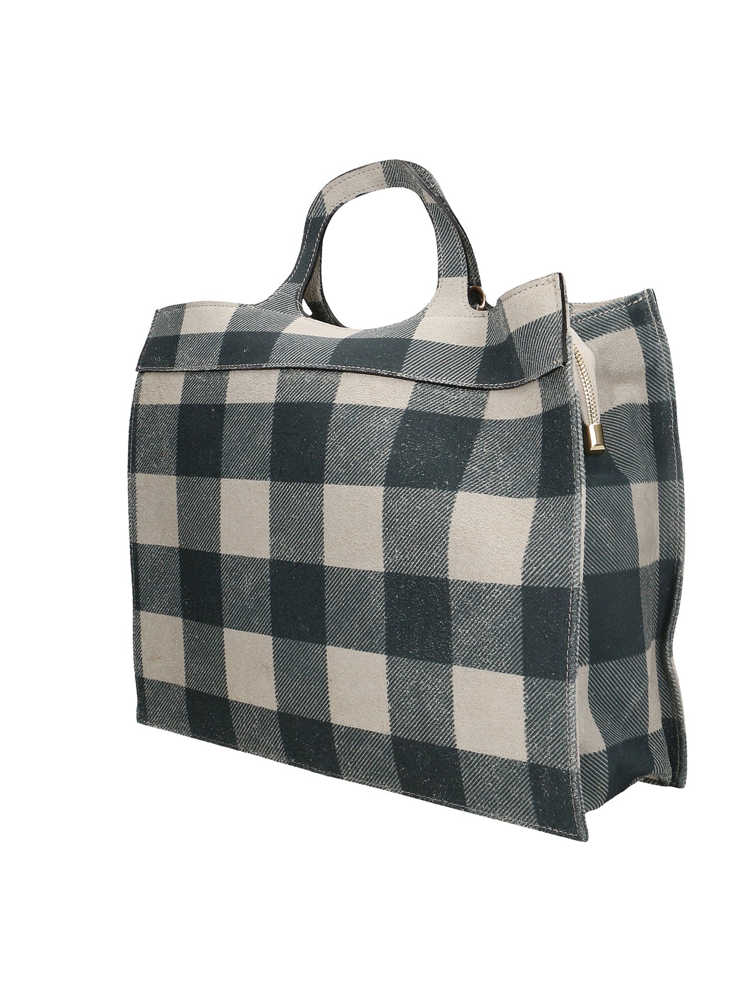 Edera Borsa a mano da donna Vera pelle 00661-020 GRIGIO CHIARO Gave Lux