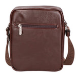 Borsa a tracolla uomo in pelle PU Casual PCL3081-BROWN Northampton Polo Club