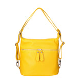 Bianca Borsa a spalla da donna Vera pelle 07136-D04 GIALLO Viola Castellani