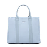 Borsa a mano da donna 100% pelle vegana PU 715-3PT-LIGHTBLUE Diana&co