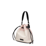 Borsa a secchiello da donna Ecopelle F6714-3-BEIGE - PINK David Jones