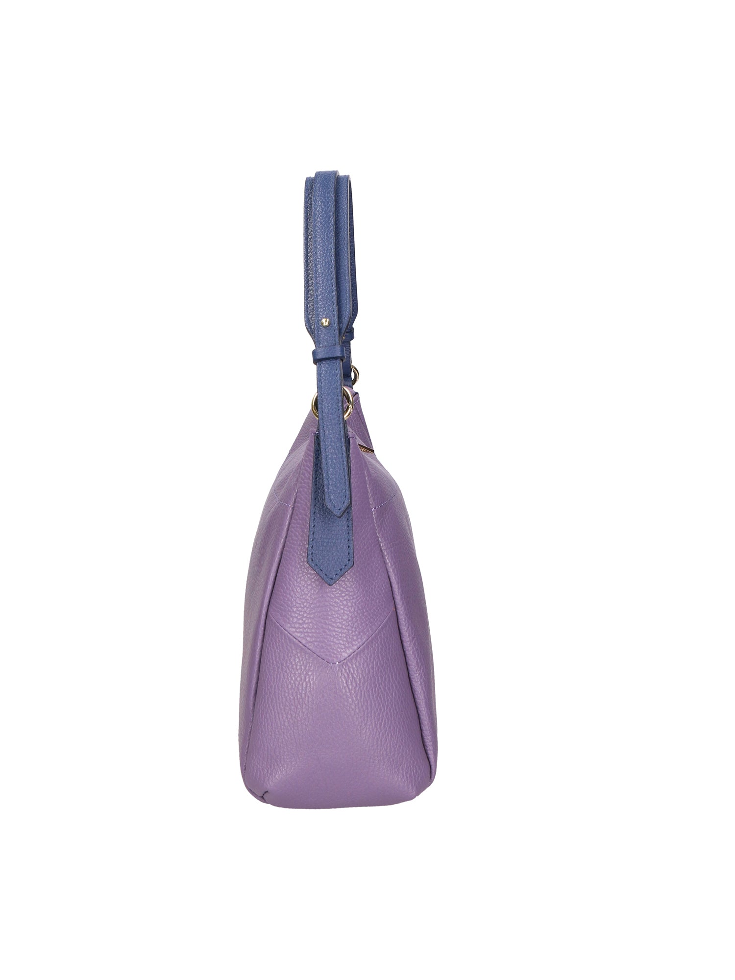 Vladimira Borsa a spalla da donna Vera pelle 06675-D87 VIOLET + D24 BLU Gave Lux