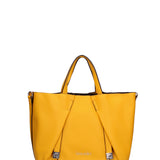 Edera Pro Borsa a mano da donna 100% poliuretano B16260-GIALLO Braccialini
