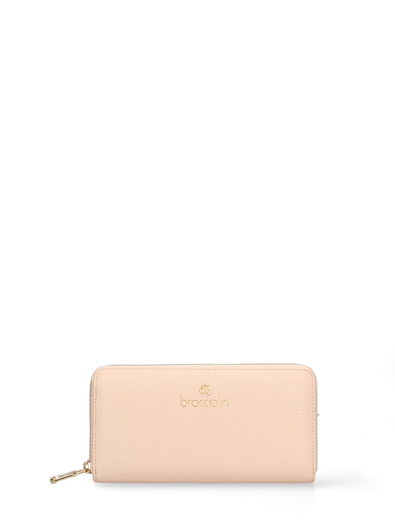 Felicia Portafoglio donna con zip Misto Poliestere + Poliuretano B16410 126CO-BEIGE Braccialini