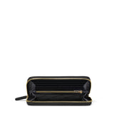 Felicia Portafoglio donna con zip Misto Poliestere + Poliuretano B16410 126CO-NERO Braccialini