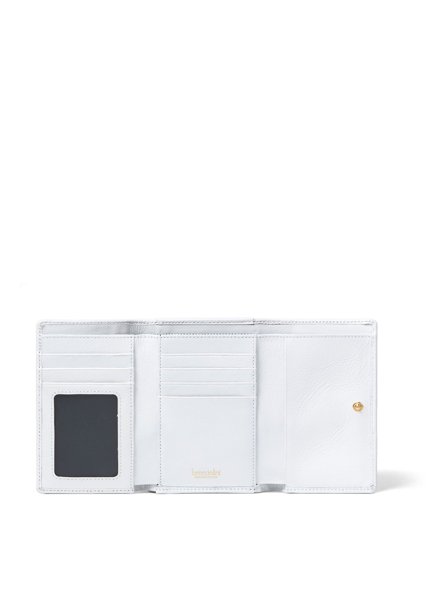 Edera Ultra B16702CO-BIANCO Portafoglio donna in vera pelle Braccialini