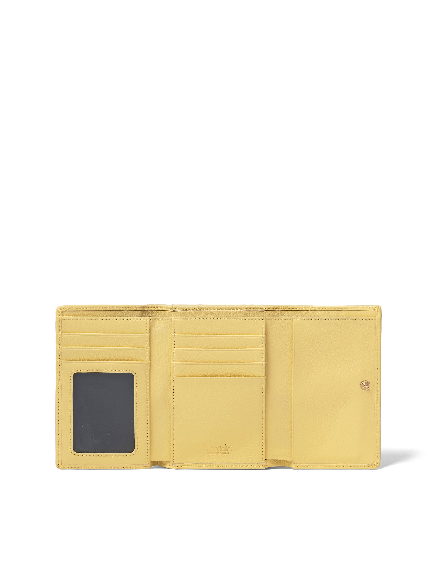 Edera Ultra B16702CO-GIALLO Portafoglio donna in vera pelle Braccialini