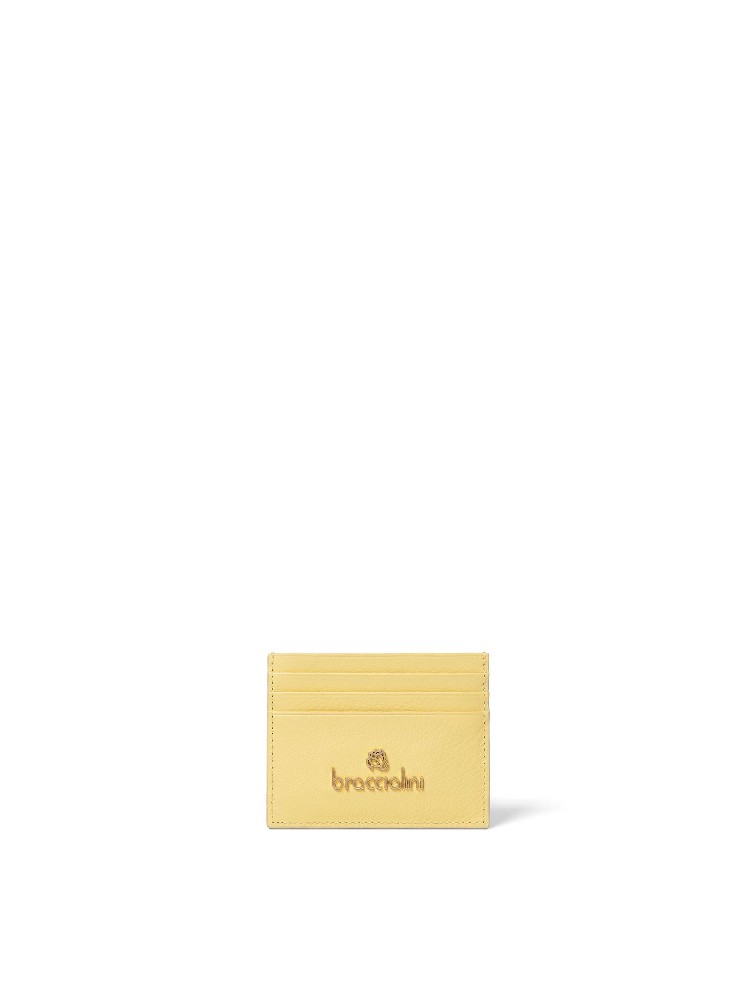 Lisabel B16704CO-GIALLO Porta Carte Donna Vera Pelle Braccialini