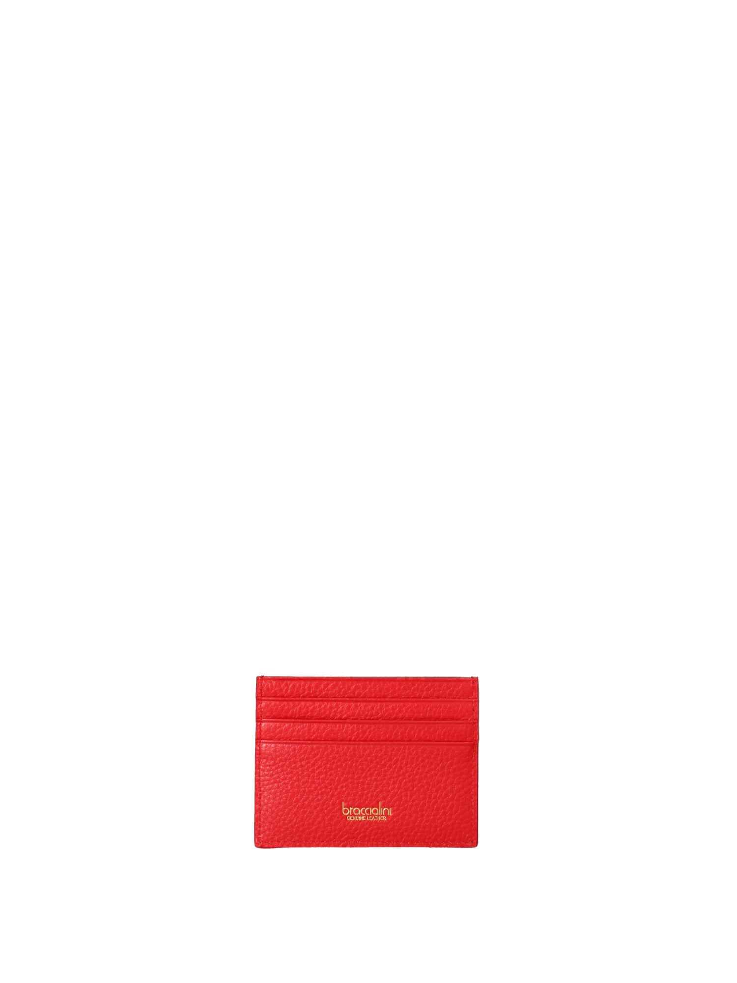Lisabel B16704CO-ROSSO Porta Carte Donna Vera Pelle Braccialini