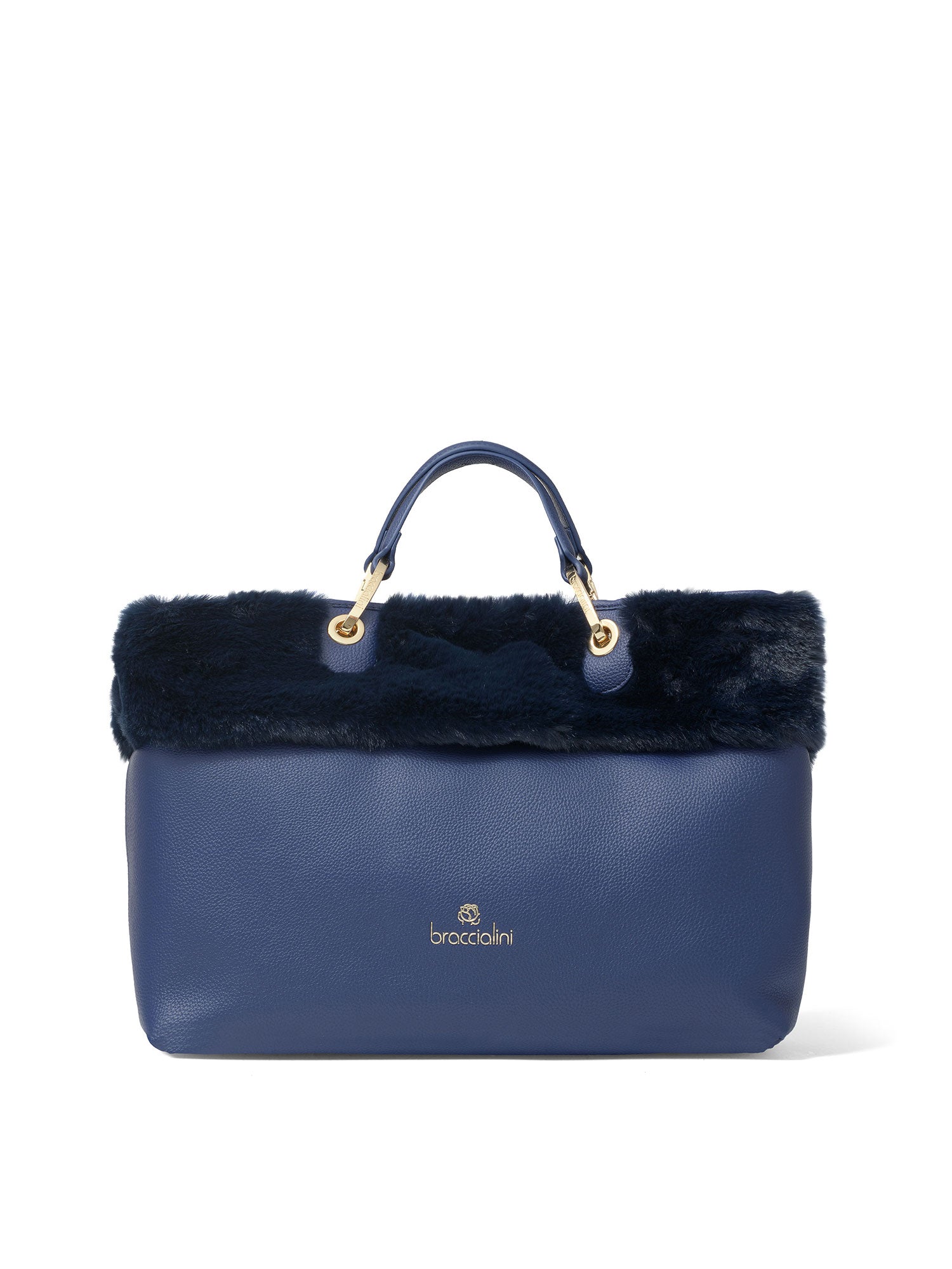 Valoria Nova Borsa a mano da donna Misto Poliestere + Poliuretano B16861-BLU Braccialini