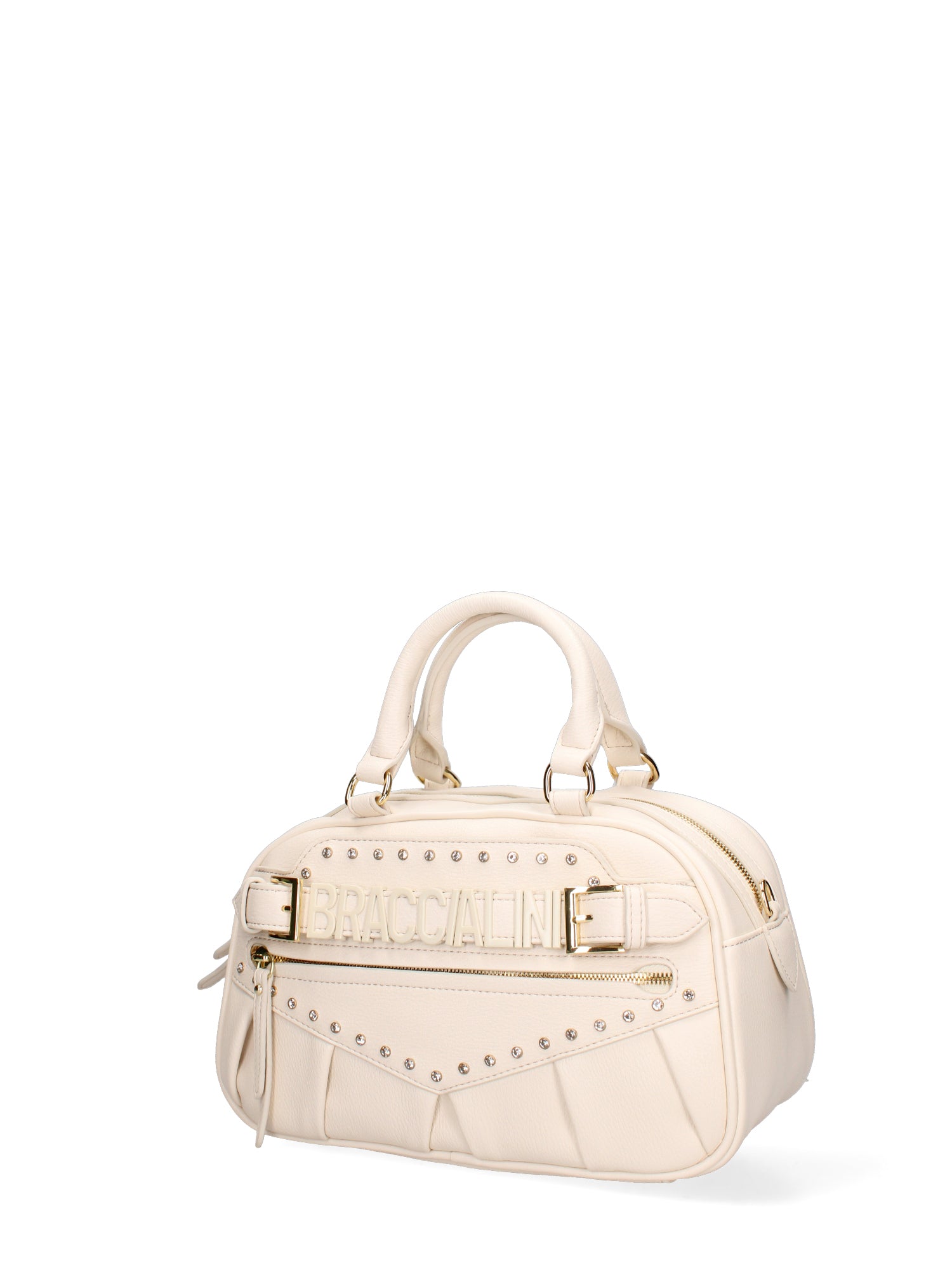 Arcana Borsa a mano da donna 100% poliuretano B17132-BEIGE Braccialini