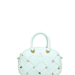 Edera Elite Borsa a mano da donna 100% poliuretano B17154-CELESTE Braccialini