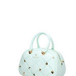 Edera Elite Borsa a mano da donna 100% poliuretano B17154-CELESTE Braccialini