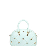 Edera Elite Borsa a mano da donna 100% poliuretano B17154-CELESTE Braccialini