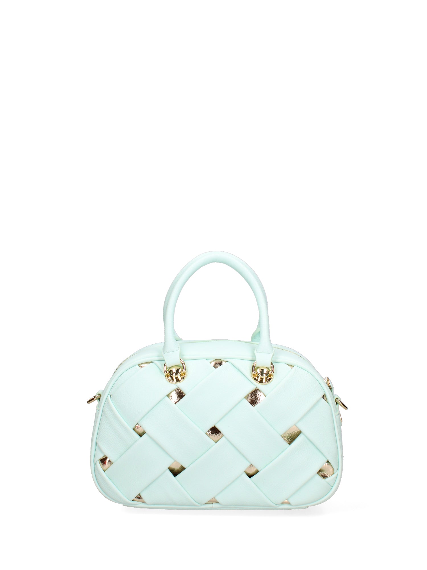 Edera Elite Borsa a mano da donna 100% poliuretano B17154-CELESTE Braccialini