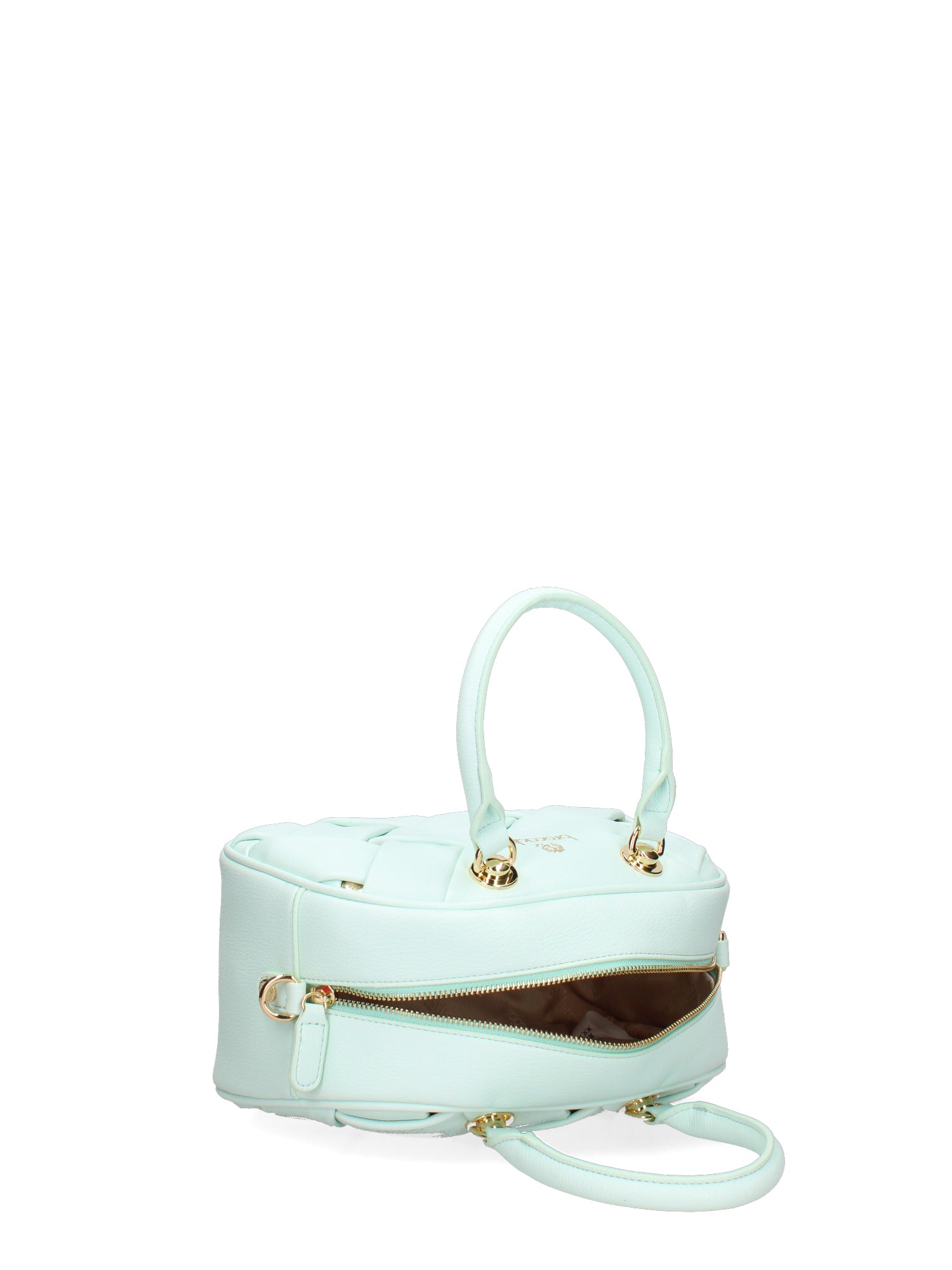 Edera Elite Borsa a mano da donna 100% poliuretano B17154-CELESTE Braccialini