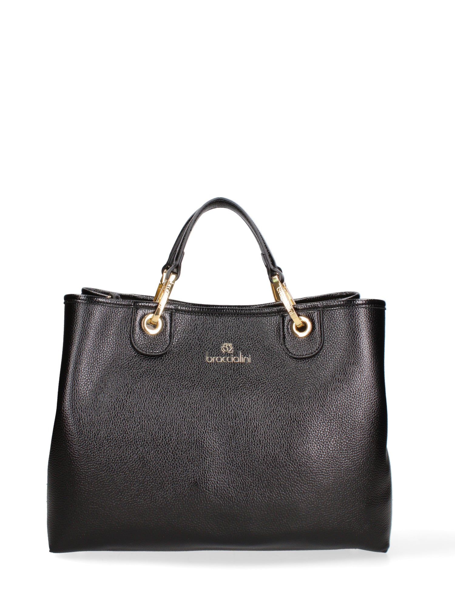 Valoria Lux Borsa a mano da donna Misto Poliestere + Poliuretano B17180GR-NERO Braccialini