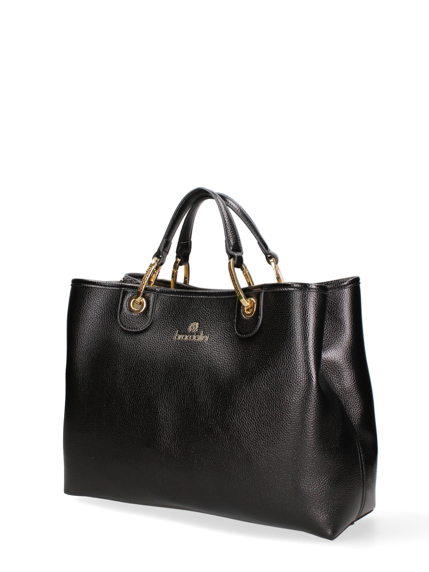 Valoria Lux Borsa a mano da donna Misto Poliestere + Poliuretano B17180GR-NERO Braccialini