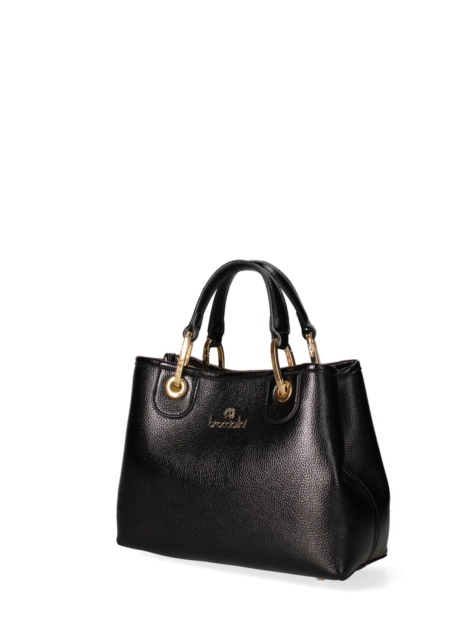 Erisia Ultra Borsa a mano da donna Misto Poliestere + Poliuretano B17181GR-NERO Braccialini