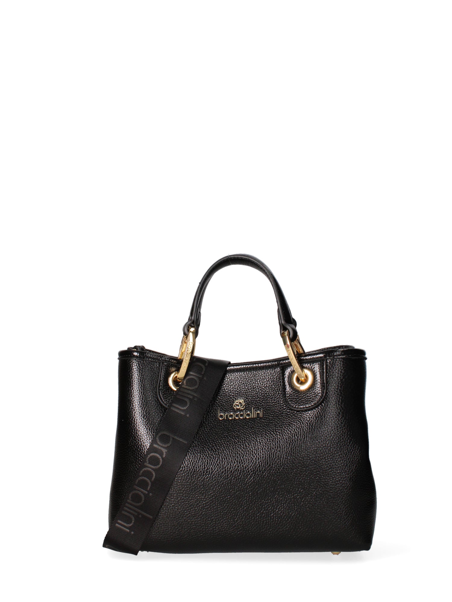 Erisia Ultra Borsa a mano da donna Misto Poliestere + Poliuretano B17181GR-NERO Braccialini