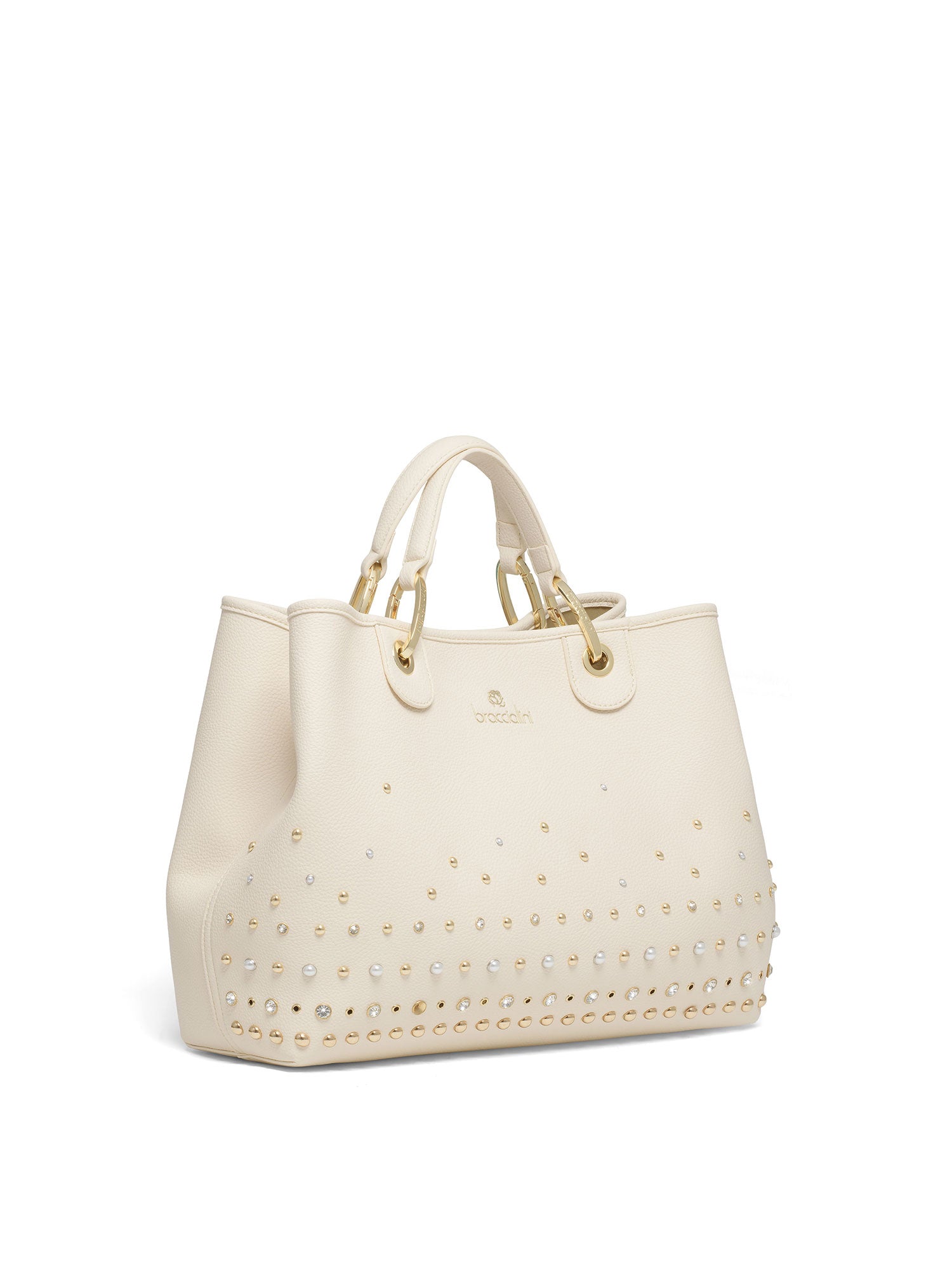 Avelia Elite Borsa a mano da donna Misto Poliestere + Poliuretano B17185-BEIGE Braccialini