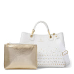 Avelia Elite Borsa a mano da donna Misto Poliestere + Poliuretano B17185-BIANCO Braccialini
