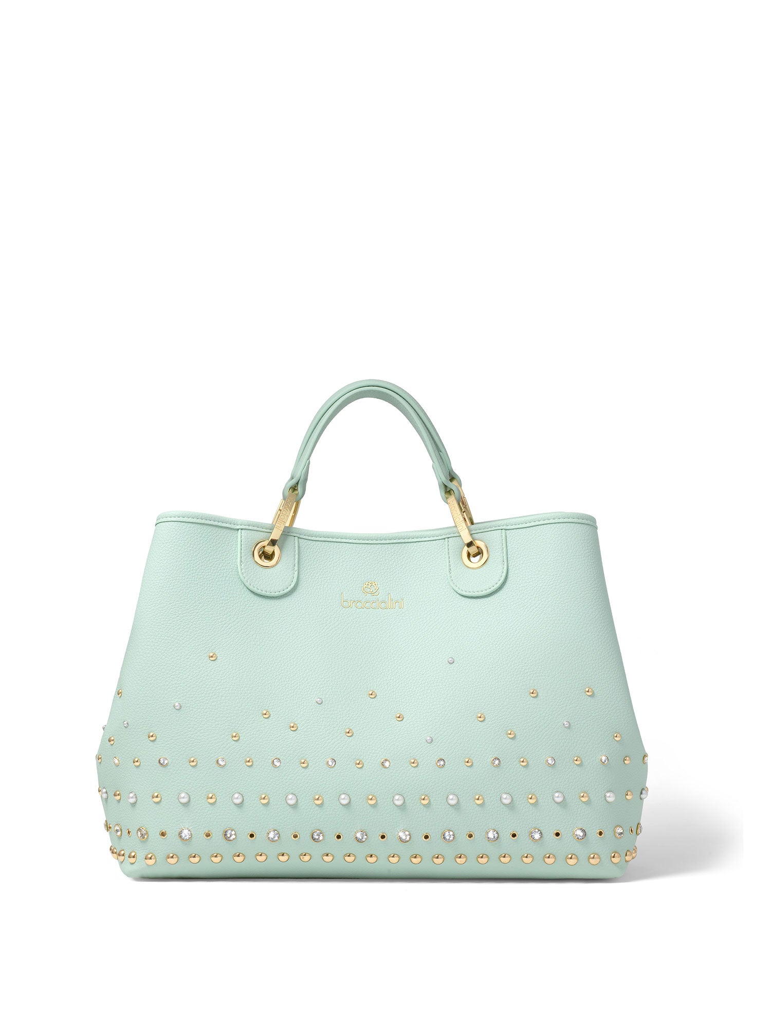 Avelia Elite Borsa a mano da donna Misto Poliestere + Poliuretano B17185-CELESTE Braccialini