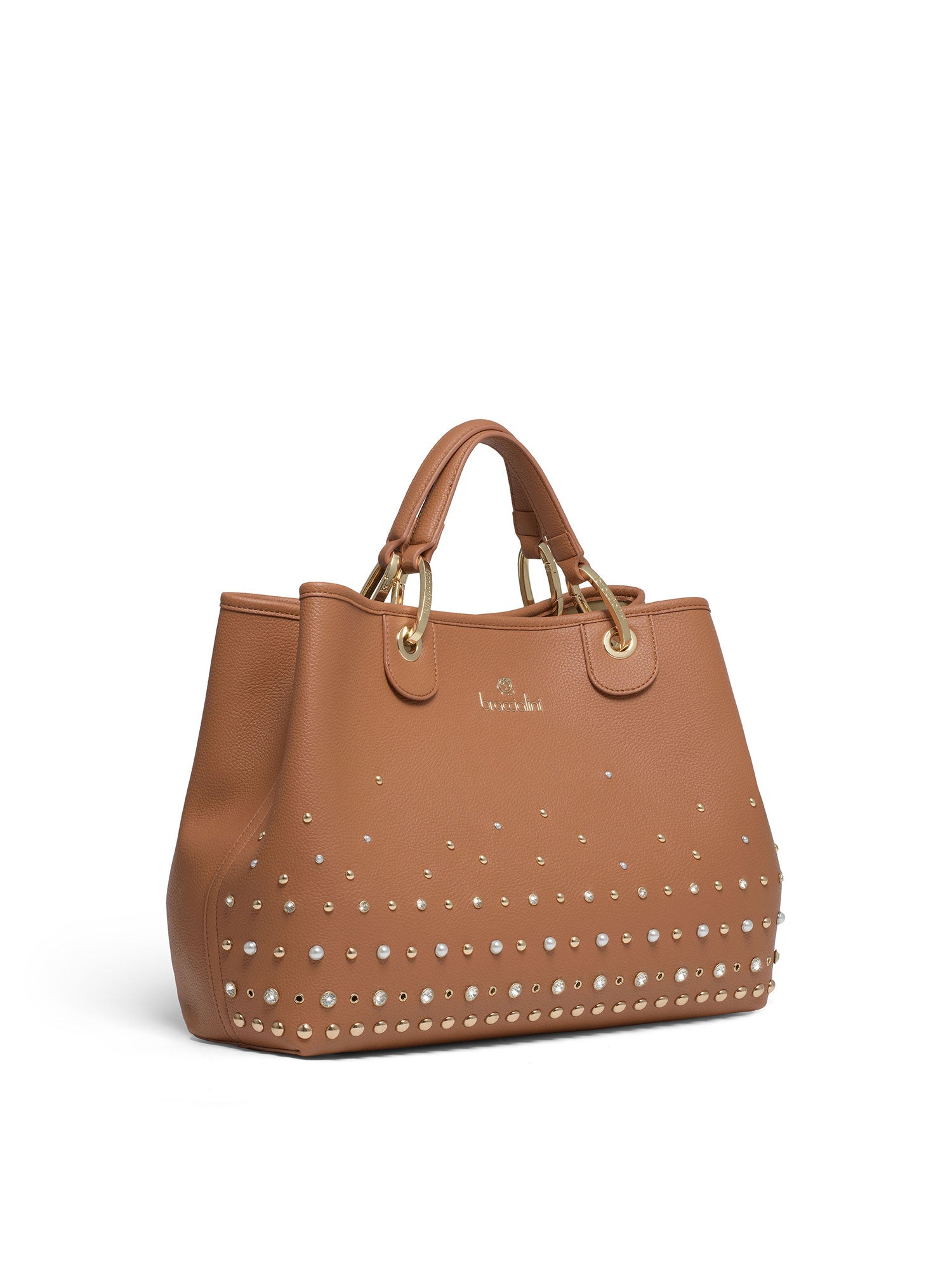 Avelia Elite Borsa a mano da donna Misto Poliestere + Poliuretano B17185-MARRONE Braccialini