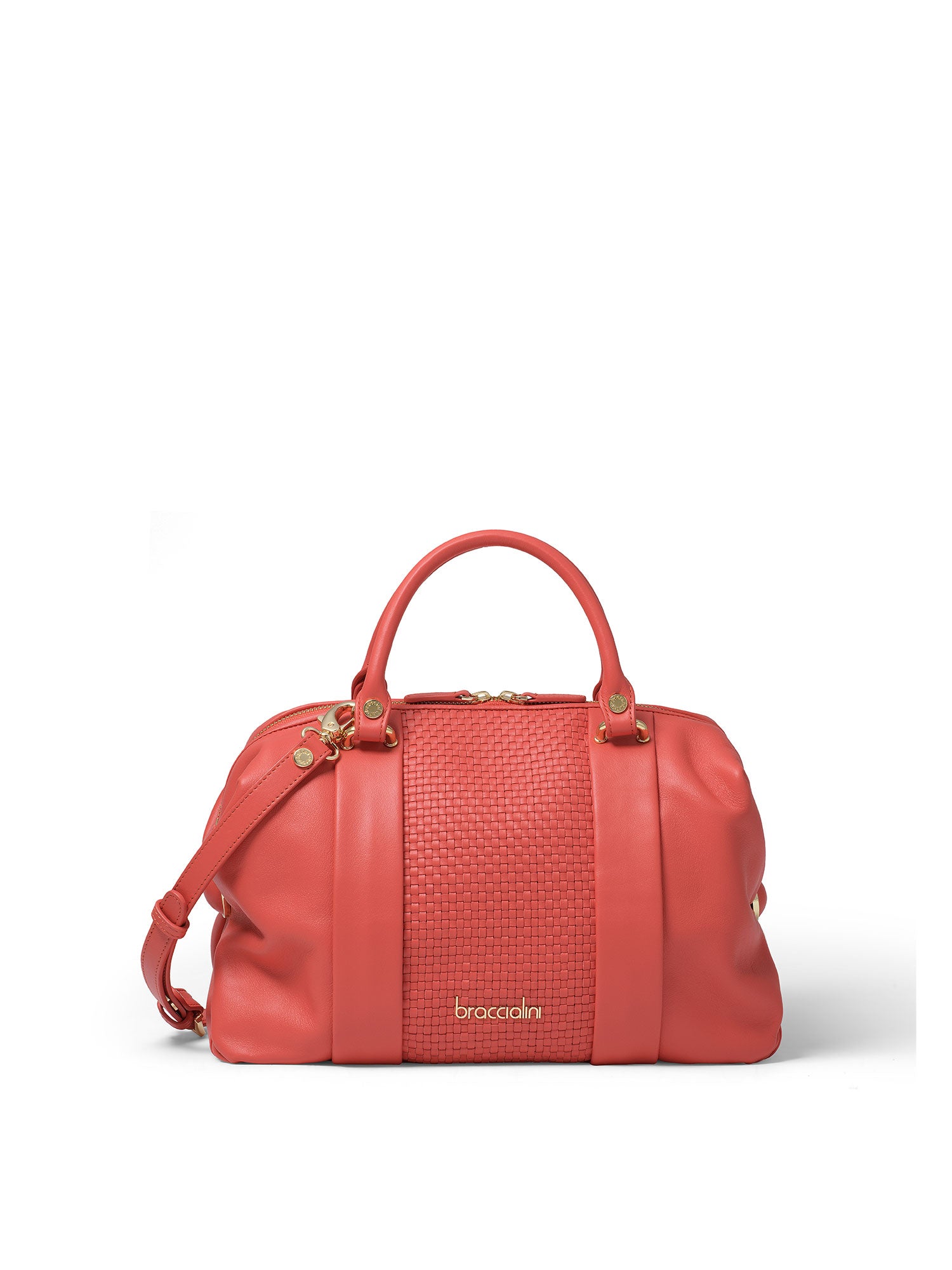 Erisma Nova Borsa a mano da donna 100% pelle B17201-ROSSO Braccialini