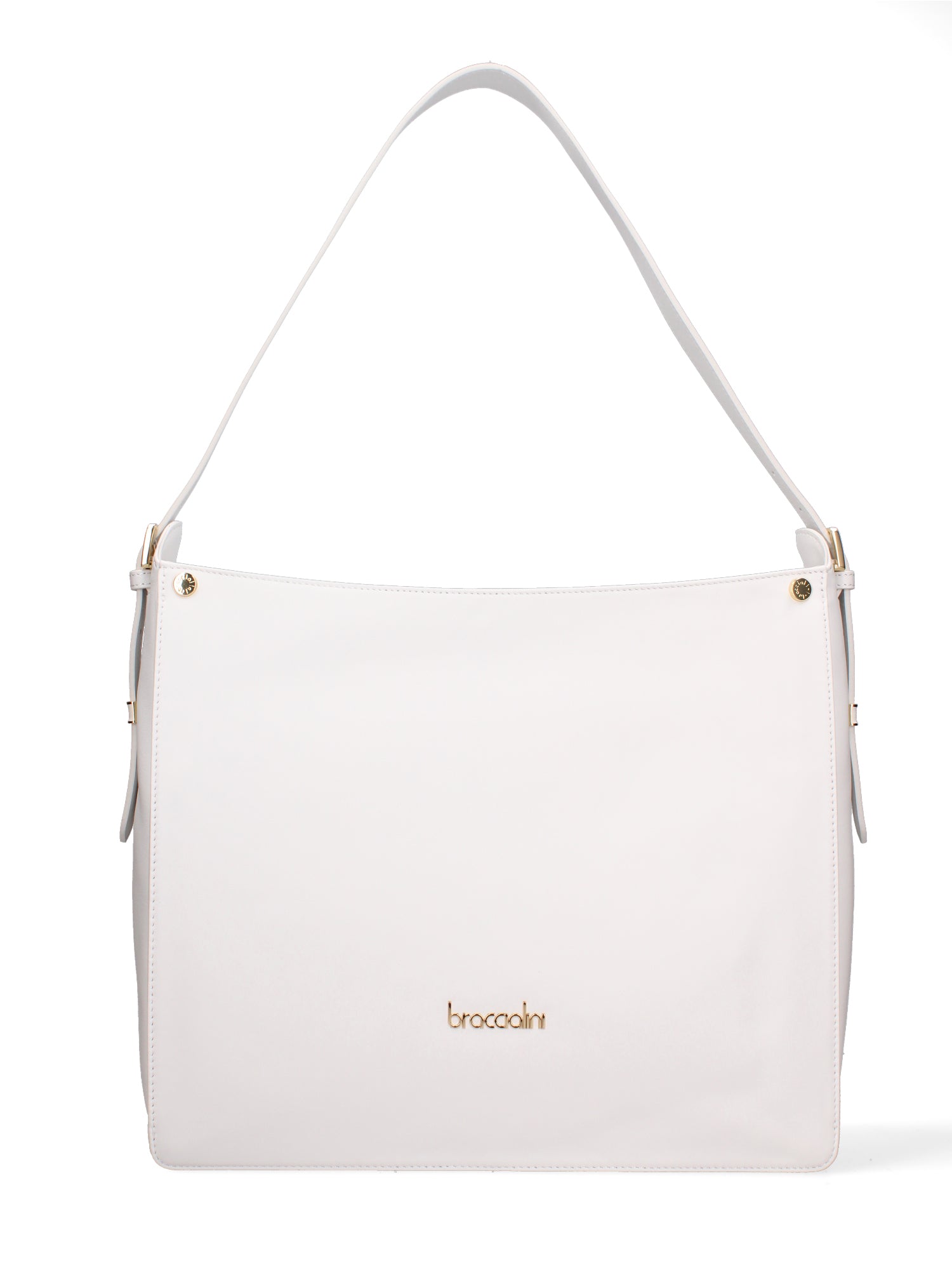 Edera Ultra Borsa a spalla da donna Vera pelle B17214-BIANCO Braccialini