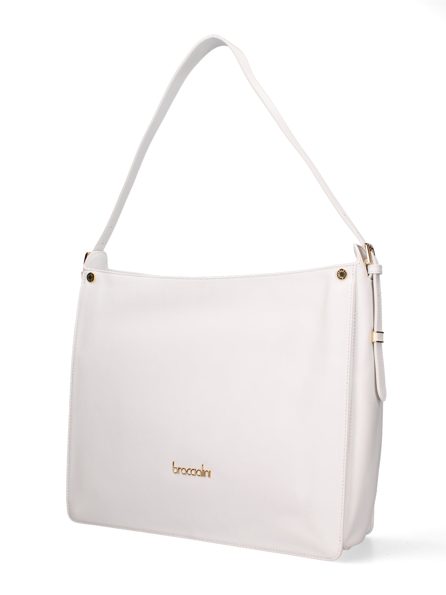 Edera Ultra Borsa a spalla da donna Vera pelle B17214-BIANCO Braccialini
