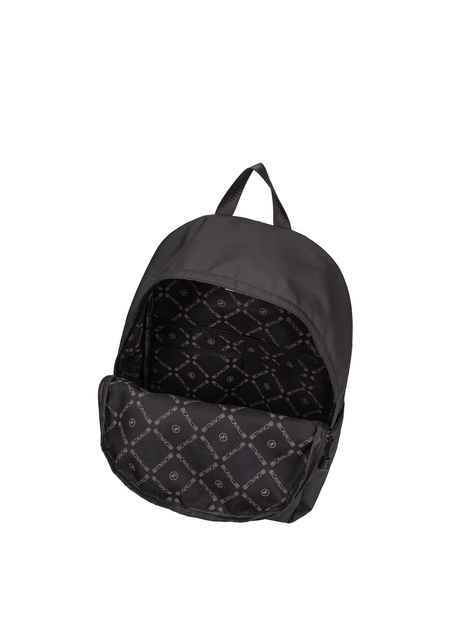 Zaino unisex in pelle vegana Casual BC1055-BLACK B Cavalli