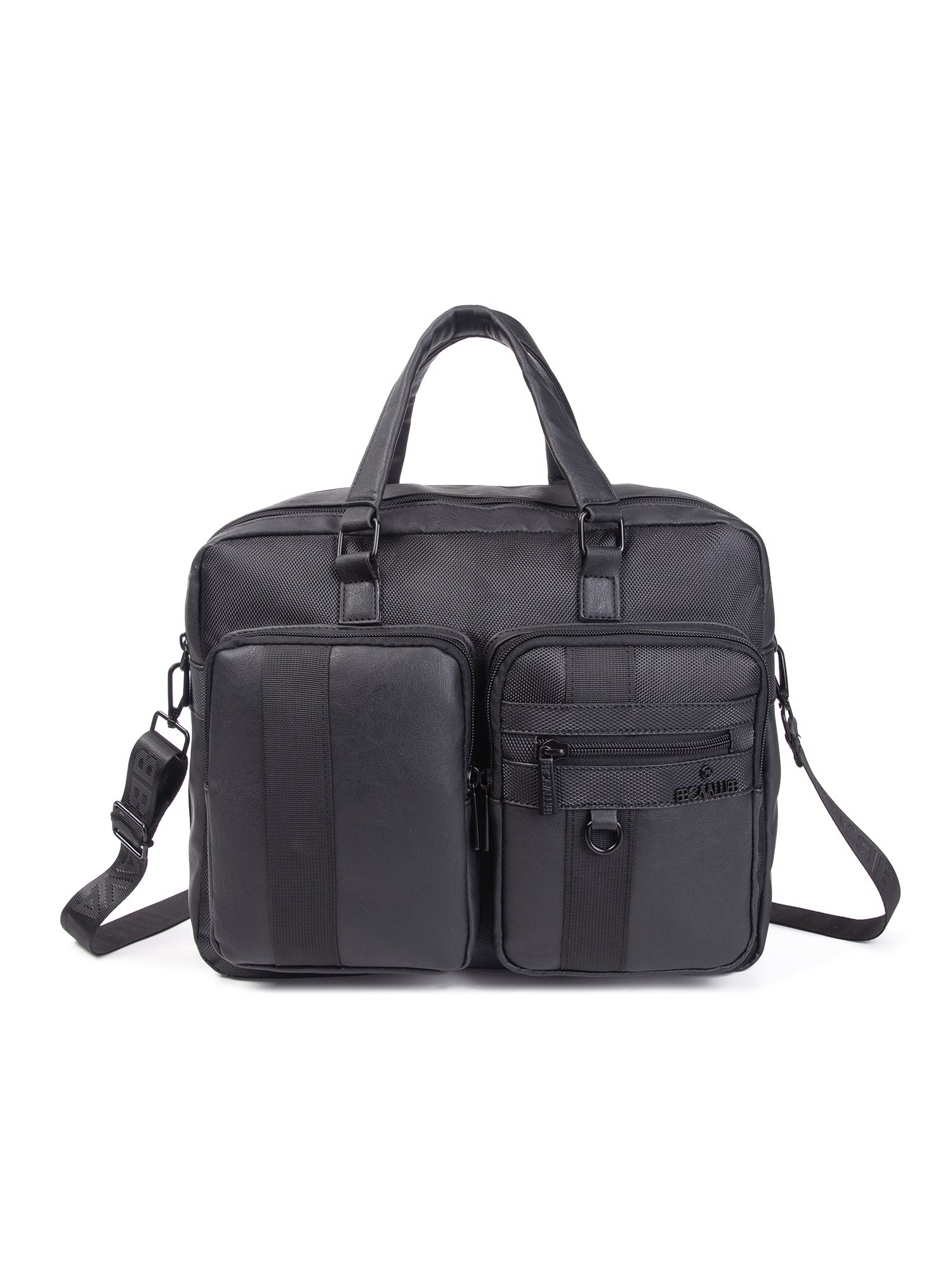Borsa da lavoro uomo in poliestere Casual BC1186-BLACK B Cavalli