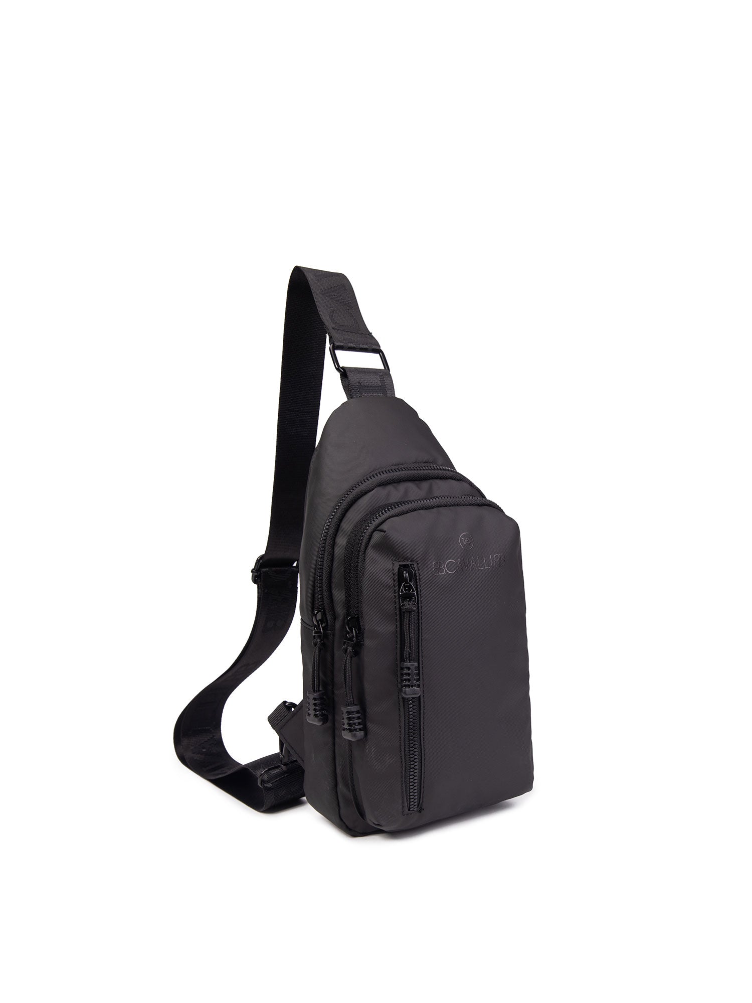 Marsupio da uomo in pelle vegana Casual BC1190-BLACK B Cavalli