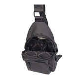 Marsupio da uomo in pelle vegana Casual BC1190-BLACK B Cavalli