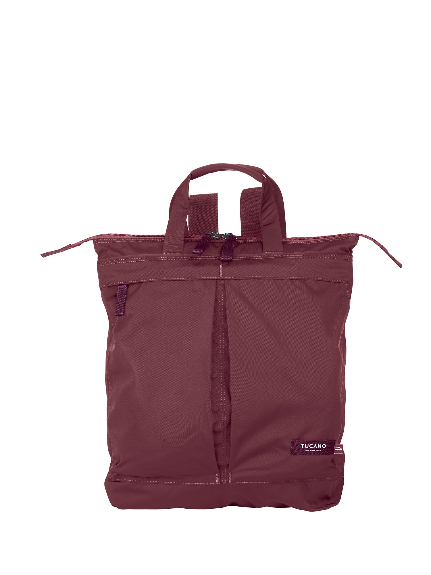 Zaino unisex in PET riciclato Casual BDESBKSH-M-Bordeaux Tucano