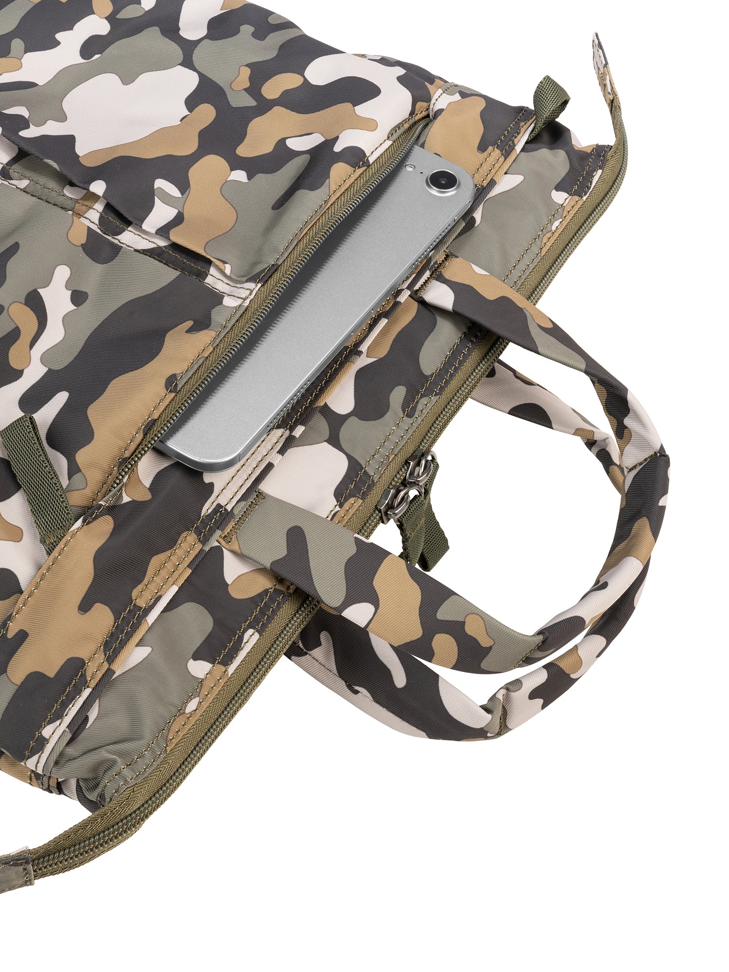 Zaino unisex in PET riciclato Casual BDESBKSH-M-CAM-Verde militare Tucano