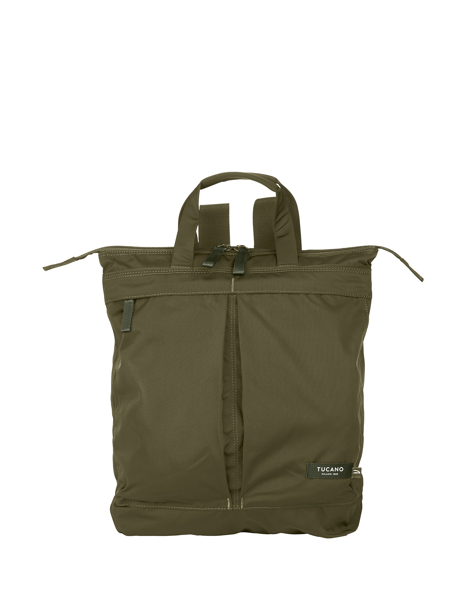 Zaino unisex in PET riciclato Casual BDESBKSH-M-Verde militare Tucano