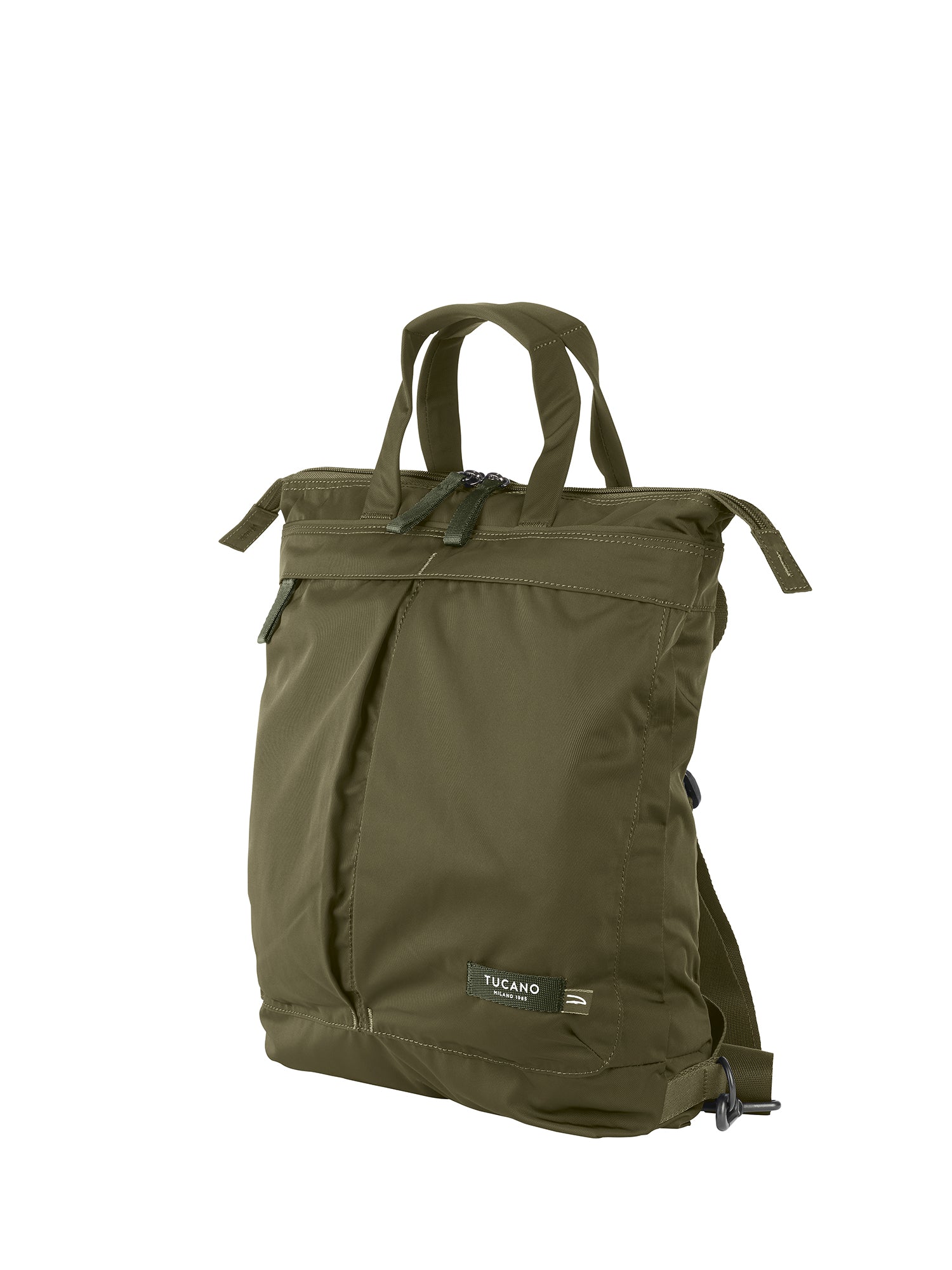 Zaino unisex in PET riciclato Casual BDESBKSH-M-Verde militare Tucano